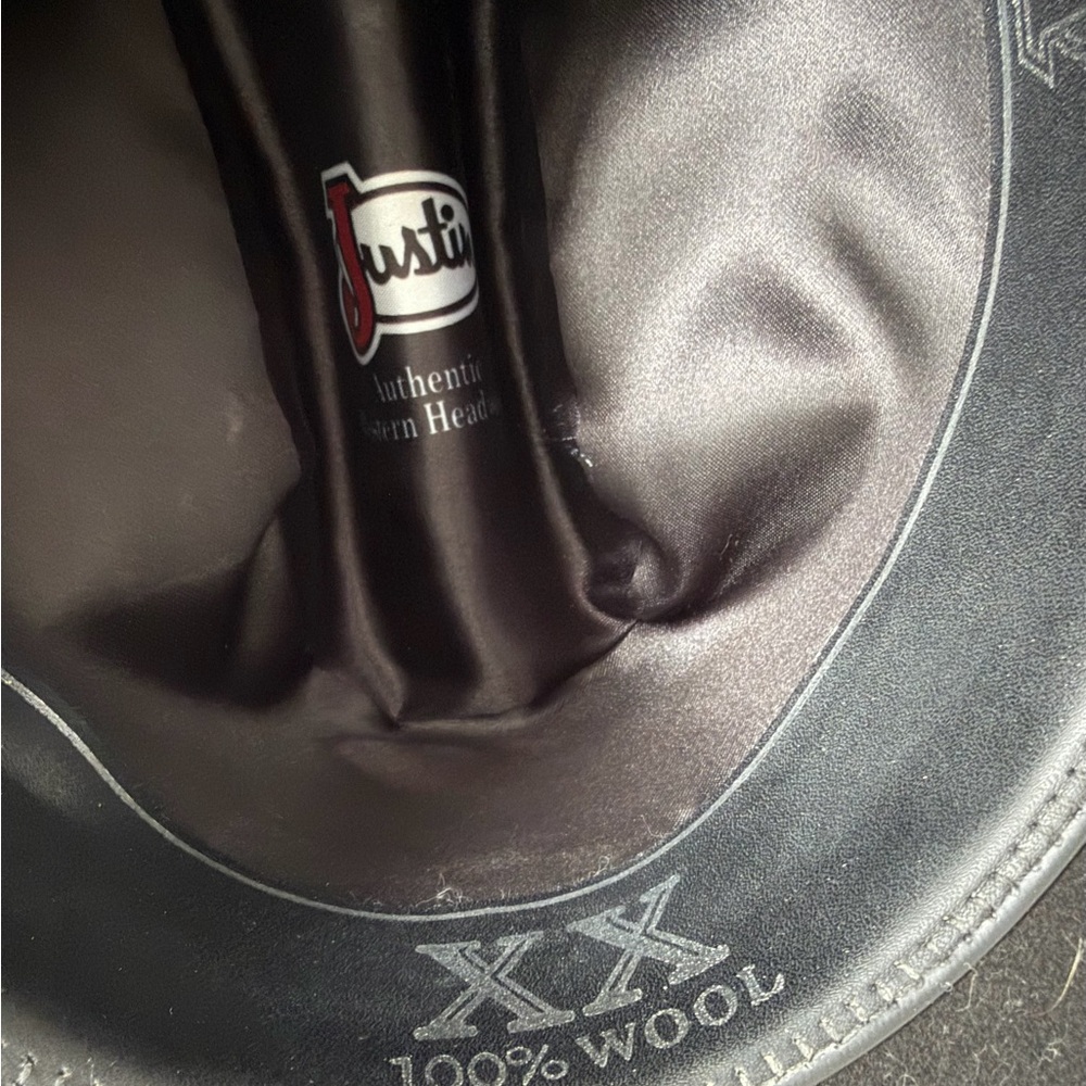 Justin Black Wool Hat - Picture 6 of 6